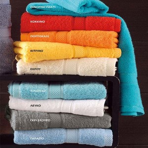Basic πετσέτα βαμβακερή πενιέ εκρού προσώπου 50x100 εκ