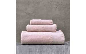 Tanny σετ πετσέτες τριών τεμαχίων σε nude χρώμα 30x50 / 50x90 / 70x140 εκ