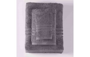 Aria πετσέτα gray μπάνιου 75x150 εκ