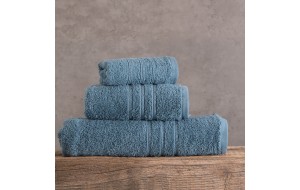 Aria πετσέτα ντένιμ μπάνιου 75x150 εκ