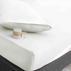 Essential λευκό σετ επίστρωμα με μαξιλαροθήκη 160x200 εκ