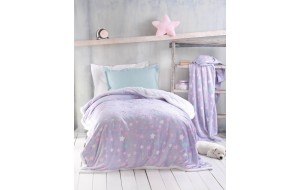 Starday παιδική κουβέρτα flannel fleece που φωσφορίζει στο κρεβάτι 160x220 εκ