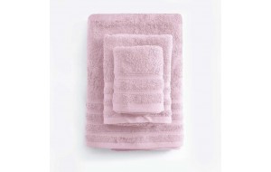 Lagoon πετσέτα βαμβακερή ροζ της πούδρας σετ 5 τεμαχίων 30x50 / 50x90 / 70x140 εκ