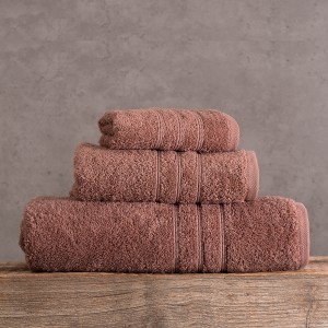 Aria πετσέτα μόκα σετ 3 τεμαχίων 30x50 / 50x90 / 75x150 εκ
