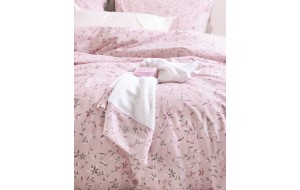 Carlin ροζ σετ πετσέτες τριών τεμαχίων 30x50 / 50x90 / 80x150 εκ
