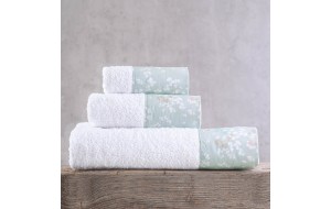Harpia βαμβακερή πετσέτα σε βεραμάν χρώμα σετ τριών τεμαχίων 30x50 / 50x90 /80x150 εκ