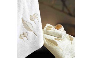 Anafi σετ πετσέτες τριών τεμαχίων λευκό 30x50 / 50x90 / 80x150 εκ
