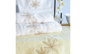 Astypalea σετ πετσέτες τριών τεμαχίων λευκό 30x50 / 50x90 / 80x150 εκ