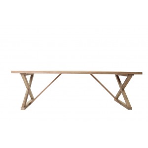 Minerva ξύλινο τραπέζι 260x100x78 εκ