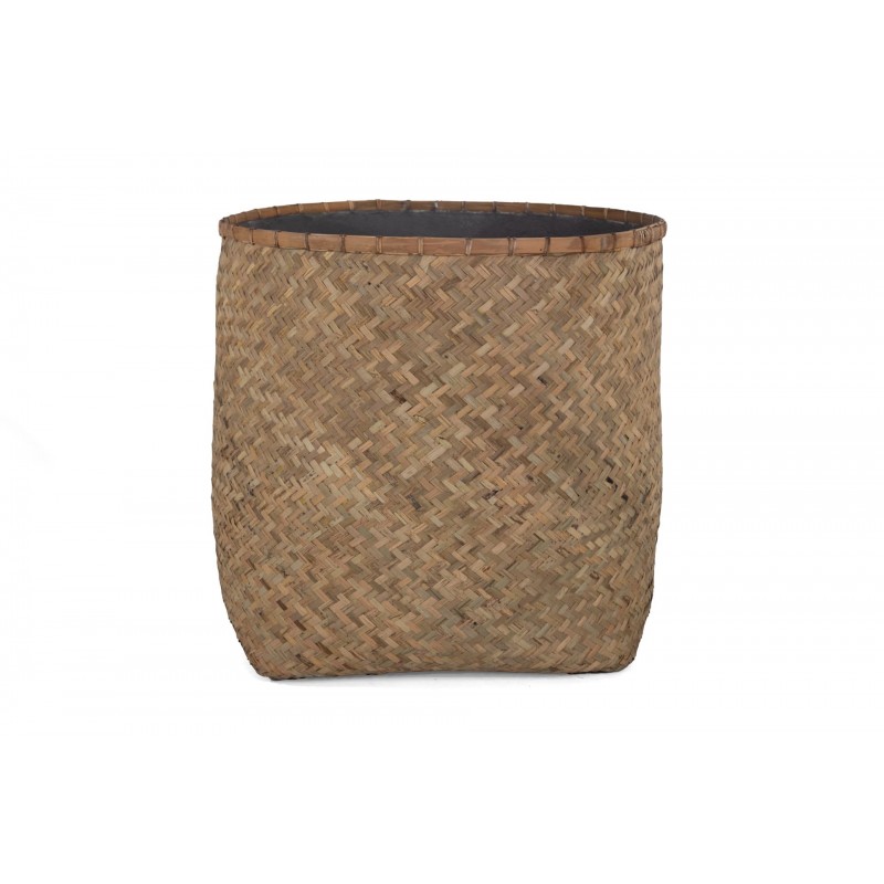 Bamboo XXL γλάστρα από μπαμπού σε φυσική απόχρωση με εσωτερική επένδυση από τσιμέντο 90x90 εκ Bamboo XXL γλάστρα από μπαμπού σε φυσική απόχρωση με εσωτερική επένδυση από τσιμέντο 90x90 εκ