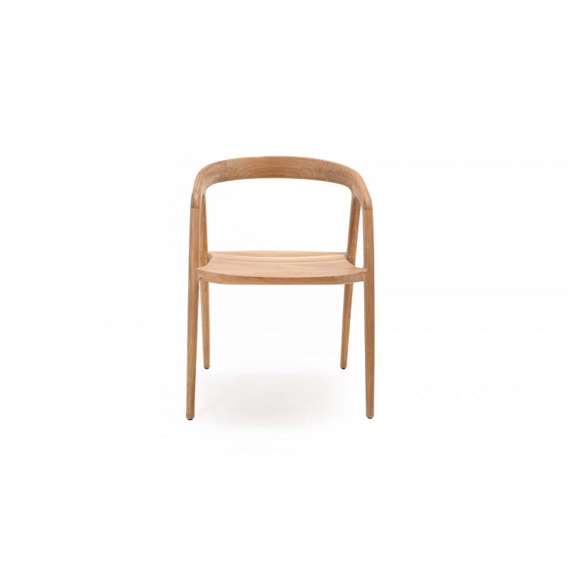 Aretha καρέκλα από ξύλο teak σε φυσική απόχρωση 54x54x76 εκ Aretha καρέκλα από ξύλο teak σε φυσική απόχρωση 54x54x76 εκ
