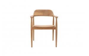 Helsi καρέκλα από ξύλο teak σε φυσική απόχρωση 60x54x80 εκ