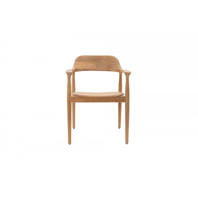 Helsi καρέκλα από ξύλο teak σε φυσική απόχρωση 60x54x80 εκ Helsi καρέκλα από ξύλο teak σε φυσική απόχρωση 60x54x80 εκ