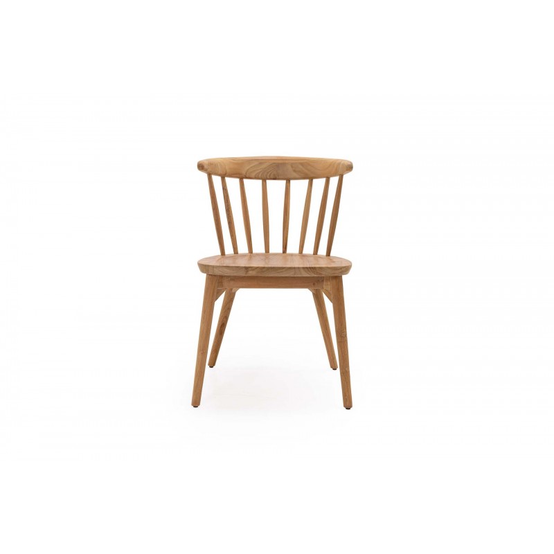 Bend καρέκλα από ξύλο teak σε φυσική απόχρωση 50x53x77 εκ Bend καρέκλα από ξύλο teak σε φυσική απόχρωση 50x53x77 εκ