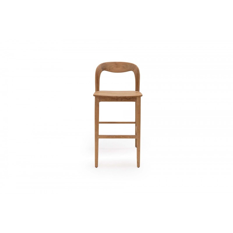 Bar Viet σκαμπό μπαρ από ξύλο teak σε φυσική απόχρωση 48x52x102 εκ Bar Viet σκαμπό μπαρ από ξύλο teak σε φυσική απόχρωση 48x52x102 εκ