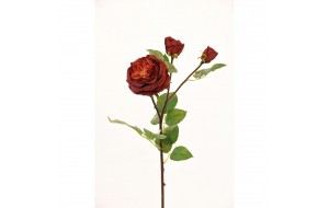 Τεχνητό κλωνάρι τριαντάφυλλο κόκκινο 61 εκ