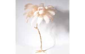 Ostrich φωτιστικό επιδαπέδιο μπεζ φύλλα 170 εκ