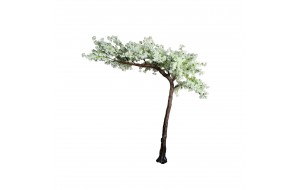 Blossom βουκαμβίλια λευκή τεχνητό δέντρο 320 εκ
