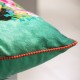 Βαμβακερό μαξιλάρι Frida Kahlo τυρκουάζ 45x45 εκ