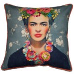 Μαξιλάρι βαμβακερό με την Frida Kahlo 45x45 εκ