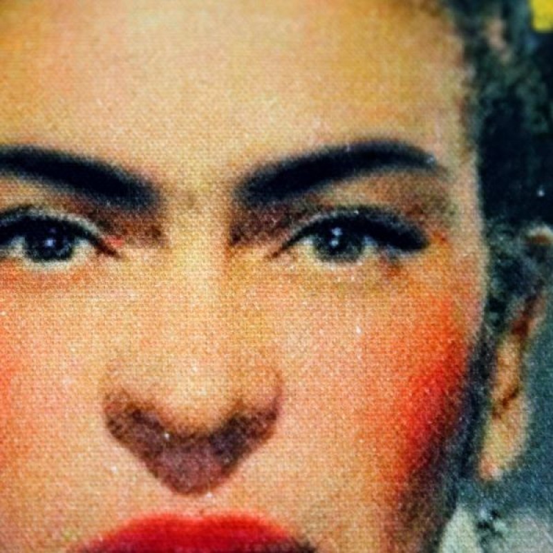 Μαξιλάρι βαμβακερό με την Frida Kahlo 45x45 εκ
