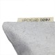 Denim μαξιλάρι κρεμ από ανακυκλωμένο τζιν 50x50 εκ