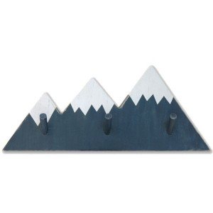 Κρεμάστρα με σχέδιο βουνό σε μπλε χρώμα 33x14x2 εκ