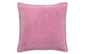 Μαξιλάρι σε ροζ παλ χρώμα από βελούδο 45x45 εκ