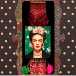 Frida αρωματική πασχαλινή λαμπάδα κοραλί με μαγνητάκι 20 εκ