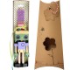 Λαμπάδα παιδική διακοσμημένη με ξύλινο ρομπότ 30 εκ