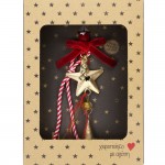 Χριστουγεννιάτικο χειροποίητο γούρι 2026 με μπρούτζινο αστέρι