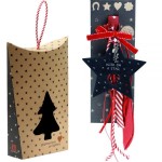 Χριστουγεννιάτικο χειροποίητο γούρι από μαυροπίνακα με σχήμα αστεριού και φράση 33 εκ