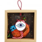 Κεραμικό γούρι με ματάκι