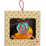 Κεραμικό γούρι με πέταλο