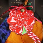 Κεραμικό γούρι με τριφύλλι