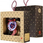 Κεραμικό γούρι με ρόδια σε μπλε χρώμα