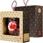 Χριστουγεννιάτικο γούρι 2026 κεραμικό με ρόδια και κουδουνάκι