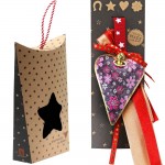 Χριστουγεννιάτικο γούρι 2026 χειροποίητο μεταλλικό σε σχήμα καρδίας με φλοράλ σχέδια