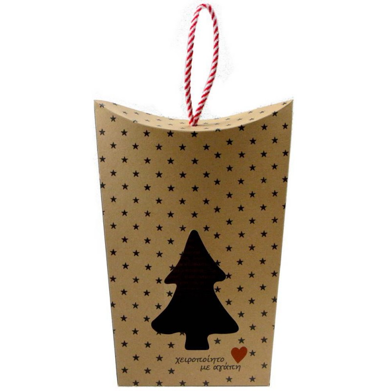 Χριστουγεννιάτικο γούρι 2026 από πορσελάνη σε σχήμα δέντρου