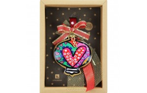 Χριστουγεννιάτικο γούρι 2026 χειροποίητο μεταλλικό σε σχήμα ρόδι boho