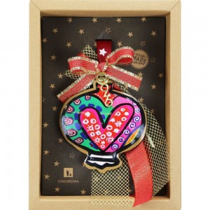 Χριστουγεννιάτικο γούρι 2026 χειροποίητο μεταλλικό σε σχήμα ρόδι boho