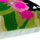 Διακοσμητικό μαξιλάρι με την Frida Kahlo σε πράσινο και φούξια χρώμα 45x45 εκ