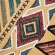 Κιλίμι Aztec υφαντό με κέντημα 75 x 240 εκ