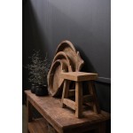 Nordic Mini σκαμπό από ανακυκλωμένο ξύλο σε φυσική απόχρωση 23x14x30 εκ