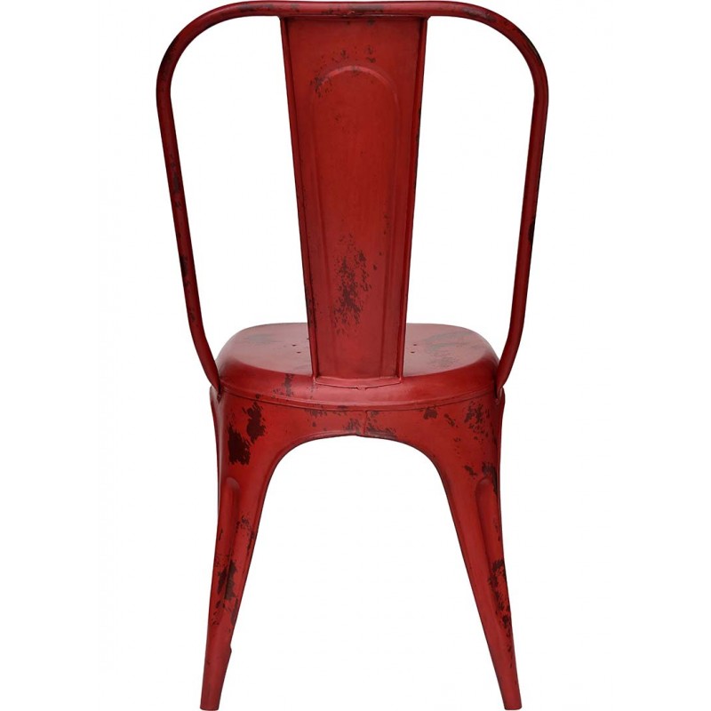 Living μεταλλική καρέκλα σε κόκκινη απόχρωση 41x51x95 εκ