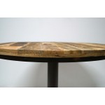 Jack στρογγυλό ξύλινο τραπέζι σε φυσική απόχρωση 120x75 εκ