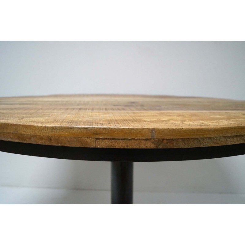Jack στρογγυλό ξύλινο τραπέζι σε φυσική απόχρωση 140x75 εκ