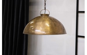 Thormann μεταλλικό φωτιστικό οροφής σε χρυσό αντικέ χρώμα 52x30 εκ