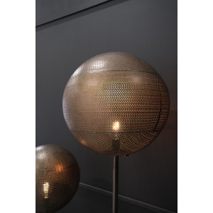 Moonlight μεταλλικό επιδαπέδιο φωτιστικό σε σχήμα μπάλας 50x185 εκ