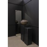 Alex μεταλλικός επιδαπέδιος καθρέπτης με πλαίσιο σε μαύρο χρώμα 50x4x200 εκ